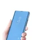 Clear View Flip Case for Samsung Galaxy S25+, Blue