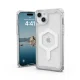 Apple iPhone 15 Plus 6.7\'\' UAG Plyo MagSafe Hard Case Cover, Transparent and White | Telefona Maciņš Vāciņš...