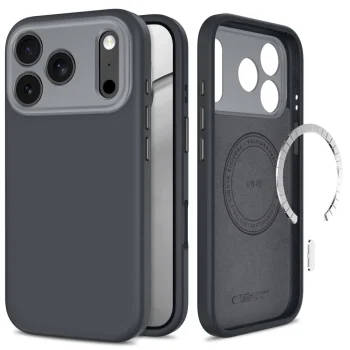 Чехол Tech-Protect Uniq MagSafe CC для iPhone 18 Pro Max / 17 Pro Max, графитовый