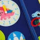 Sensorā Montessori attīstošā tāfele mugursoma, zila