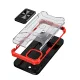 Противоударный чехол Crystal Ring Case с кольцом для iPhone 13 mini, красный