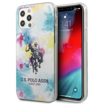 Apple iPhone 12 Pro Max 6.7'' US Polo Tie & Dye Collection Case Cover (USHCP12LPCUSML), Multicolor