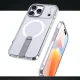 Чехол Hybrid Armor X для iPhone 17 Pro с подставкой и MagSafe, прозрачный