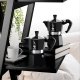 \'\'Bialetti Moka Express\'\' Espresso Kafijas Vārāmā Kanna, 6 Tases, Sudrabs | Moka Pot Coffee Maker