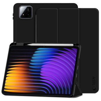 Чехол-книжка Tech-Protect SmartCase Pen для Xiaomi Pad 7 / 7 Pro, черный