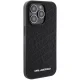 Karl Lagerfeld Quilted K Pattern vāciņš iPhone 15 Pro, melns