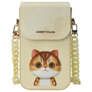 Сумочка для телефона Nimmy Big Eyed Pet 2.0 Cat, Хаки
