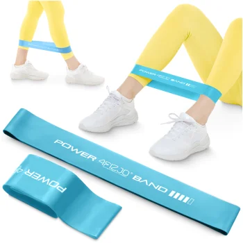 Фитнес-резинка 4Fizjo Mini Power Band, 0.6 мм, Синяя (3-5 кг)