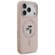 Karl Lagerfeld iPhone 17 Pro vāciņš Silicone Karl&Choupette MagSafe, rozā