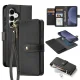 Dux Ducis Lawa Leather Case with Detachable Wallet for Samsung Galaxy S25+, Black