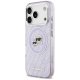 Karl Lagerfeld IML Glitter Karl & Choupette Heads Logo MagSafe Phone Case Cover iPhone 17 Pro Max - Purple