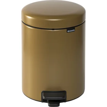 Мусорное ведро с педалью Brabantia NewIcon 5 л, Warm Gold