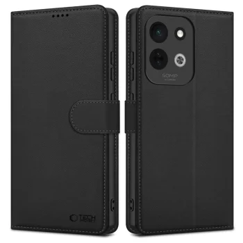 Чехол-книжка Tech-Protect Wallet для Xiaomi Redmi 17 4G / 5G, черный