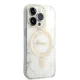 Komplekts Guess Gubpp14lhmeacsh Korpuss + lādētājs iPhone 14 Pro 6,1\\\" Balts/balts cietais futrālis Marble...