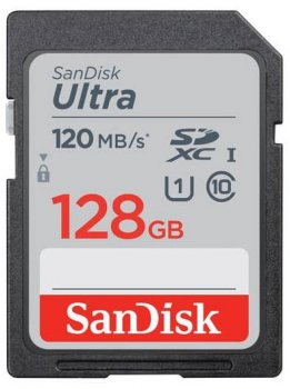 Memory card SanDisk Ultra SDXC 128GB 120 MB/s UHS-I (SDSDUN4-128G-GN6IN)