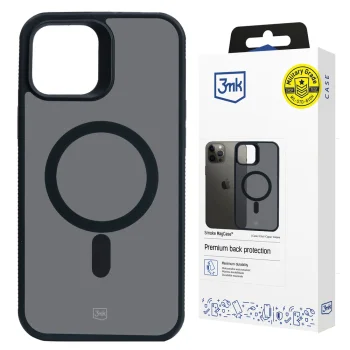 Чехол 3Mk Protection Smoke MagCase для Apple iPhone 12 Pro Max Черный