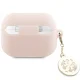 Guess AirPods Pro 2 Case 3D Rubber 4G Diamond Charm, Pink
