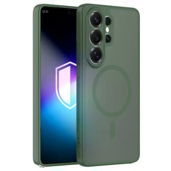Vāciņš 3mk Misty MagCase priekš Samsung Galaxy S26 Ultra, zaļš