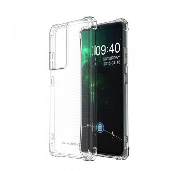 Samsung Galaxy S21 Ultra (SM-G998B) Wozinsky Anti Shock Durable Case Cover, Transparent | Telefona Vāciņš Maciņš...