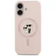 Чехол Karl Lagerfeld для iPhone 17 Silicone Karl&Choupette MagSafe, розовый
