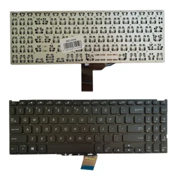 Asus X512 sērijas klēpjdatora tastatūra, US izkārtojums, melna