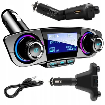 Multifunctional FM Transmitter Bluetooth 5.0 8in1