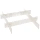 Adjustable Drawer Dividers Organizer, Set of 4, Beige