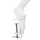 Elegante LED darba lampa ar galda stiprinājumu, balta