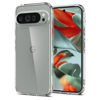 Google Pixel 9 Pro XL Spigen Ultra Hybrid Case Cover, Crystal Clear | Чехол Кабура Кейс Бампер...