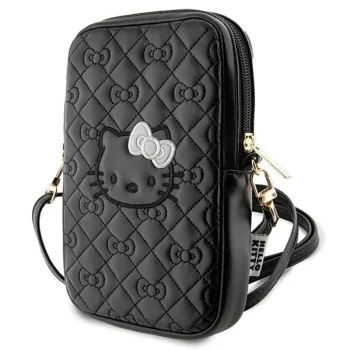 Сумка Hello Kitty Quilted Bows Strap, черная
