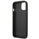 Чехол BMW для iPhone 14 Plus Leather Stamp, черный