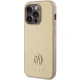 Guess iPhone 15 Pro Max vāciņš 4G Strass Metal Logo, zelta