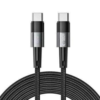 Tech-Protect UltraBoost USB-C / USB-C PD kabelis 100W 5A 3m, pelēks