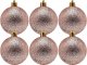 Christmas Baubles Set of 30, Shatterproof Ornaments, Rose Gold