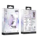 Acefast A45 GaN lādētājs 65W, 3 pieslēgvietas (2x USB-C, 1x USB), violets