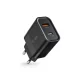 Сетевое зарядное устройство Tech-Protect C30W USB-C PD 30W / USB-A QC 3.0, Черное