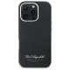Apple iPhone 16 Pro Max 6.9\'\' Karl Lagerfeld Hotel RSG Cover Case, Black