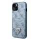 Apple iPhone 13 mini 5.4\'\' Guess 4G Triangle Logo Cardslot Case Cover, Blue | Чехол Кейс Бампер...