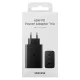 Сетевое зарядное устройство Samsung Trio 65W 2x USB-C 1x USB-A Черное