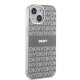 DKNY iPhone 15 / 14 / 13 vāciņš IML Mono & Stripe MagSafe, bēšs