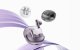 QCY AilyBuds Clear T32 TWS Wireless Earbuds Purple BT 5.3