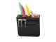 Wall-Mounted Knife Stand and Kitchen Organizer, Black
