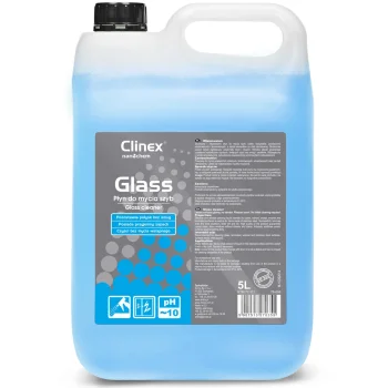 Profesionāls šķidrums stikla, spoguļu un stikla tīrīšanai bez svītrām CLINEX Glass 5L | Professional liquid...