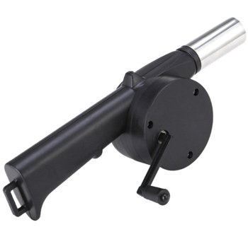 Manual BBQ Air Blower for Grill and Fireplace AG287, Black
