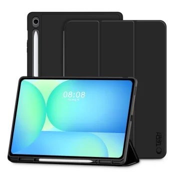 Чехол-книжка Tech-Protect SmartCase Pen для Samsung Galaxy Tab S10 FE+ 13.1, черный