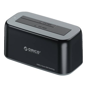 Док-станция Orico для 2,5 / 3,5\" HDD SSD, 5 Гбит/с, USB-C - USB-C/A (черный)