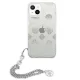 Guess iPhone 13 mini vāciņš Peony Chain Collection, sudraba