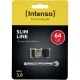USB-флешка Intenso Slim Line 64GB USB 3.0, черная