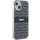 DKNY iPhone 15 Plus vāciņš IML Mono & Stripe MagSafe, melns