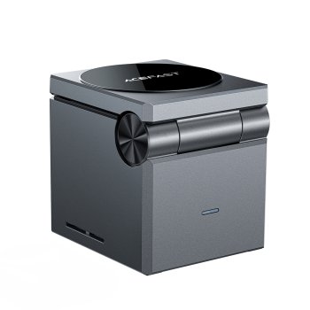 3-in-1 Bezvadu lādētājs Acefast E18 Rubik's Cube Melns